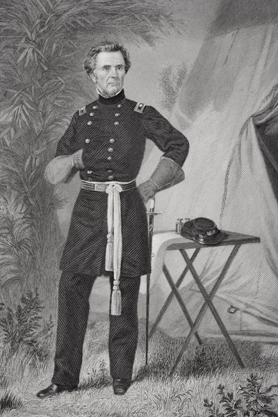 Porträt von Ormbsy McKnight Mitchel (1809-62) von Alonzo Chappel