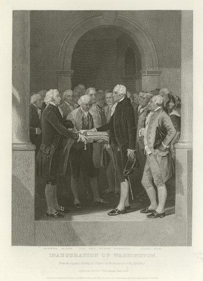 Die Amtseinführung von Washington von Alonzo Chappel