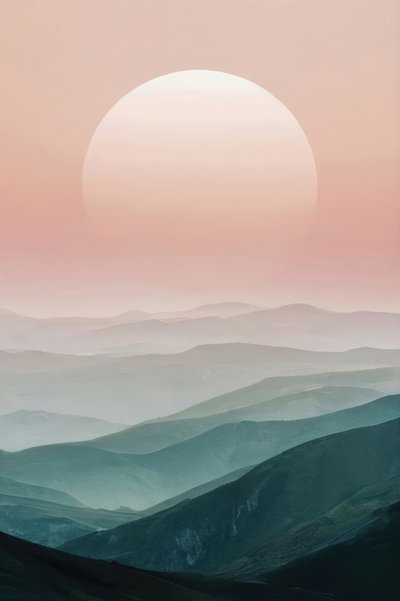 Pastellberg Horizont von Alpenglow Workshop