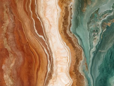 Lebendige Mineralschichten von Alpenglow Workshop