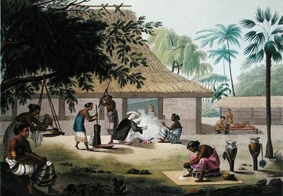 Hausarbeiten, Coupang, Timor, aus 
