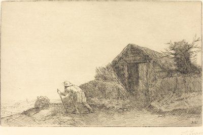 Am oberen Ende des Hügels von Alphonse Legros