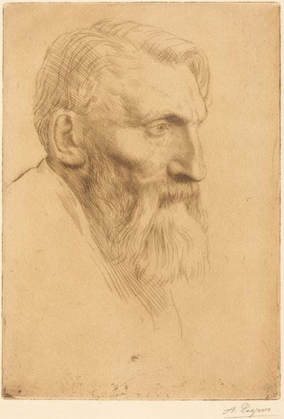 Auguste Rodin von Alphonse Legros