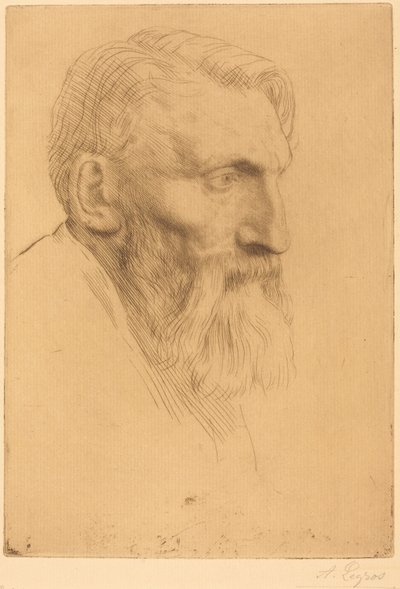 Auguste Rodin von Alphonse Legros