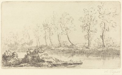 Ufer der Adour von Alphonse Legros