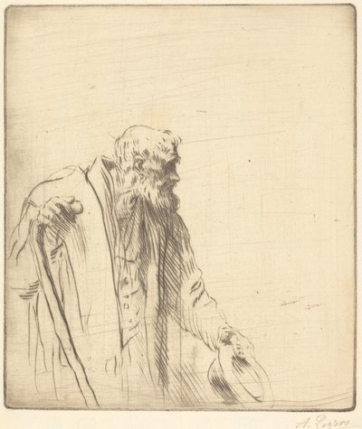 Bettler (Un mendiant) von Alphonse Legros