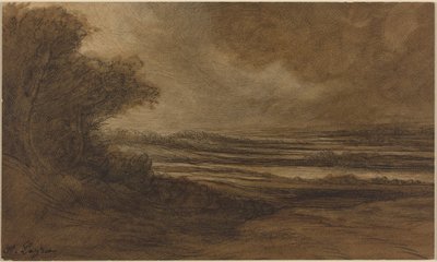 Landschaft von Burgund von Alphonse Legros