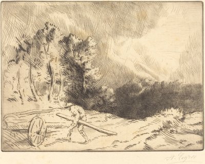 Waldrand in Burgund von Alphonse Legros