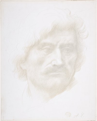 Kopf eines Mannes von Alphonse Legros