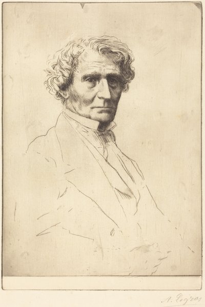 Hector Berlioz von Alphonse Legros