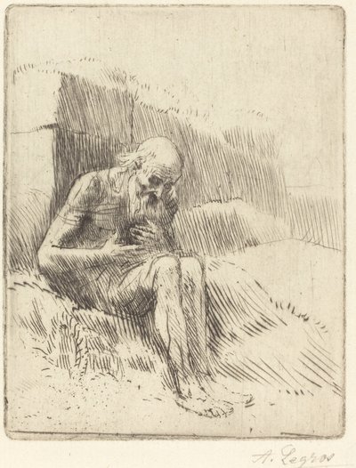 Hiob, 2. Platte von Alphonse Legros
