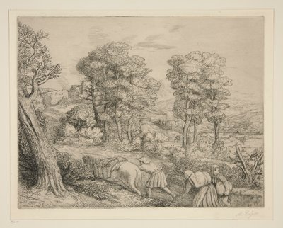 Die Rückkehr zum Bauernhof von Alphonse Legros