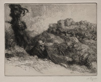 Das Schloss der Geister von Alphonse Legros