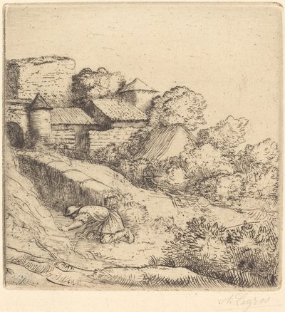 Der kleine Grasbrenner von Alphonse Legros