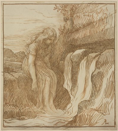 Bauer an der Quelle von Alphonse Legros