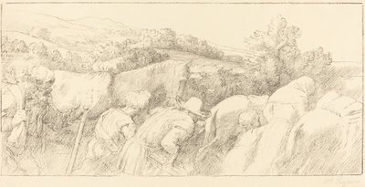 Rückkehr der Bauern von Alphonse Legros