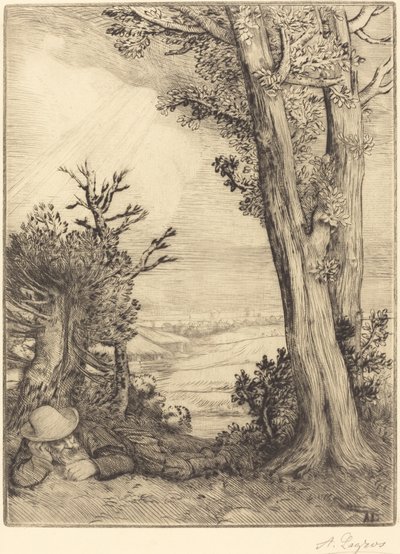Siesta auf dem Land von Alphonse Legros