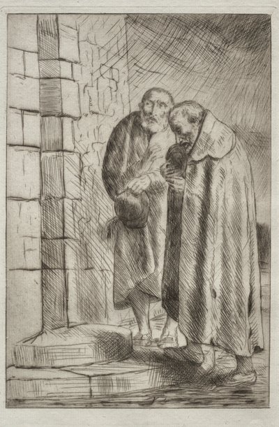St. Pierre und St. Paul an der Tür von M. Richard von Alphonse Legros