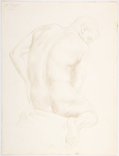 Studie einer Figur von Alphonse Legros