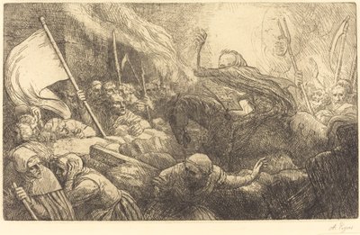 Der Triumph des Todes: Proklamation von Alphonse Legros