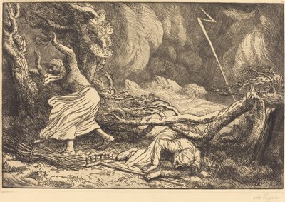 Opfer des Blitzes von Alphonse Legros