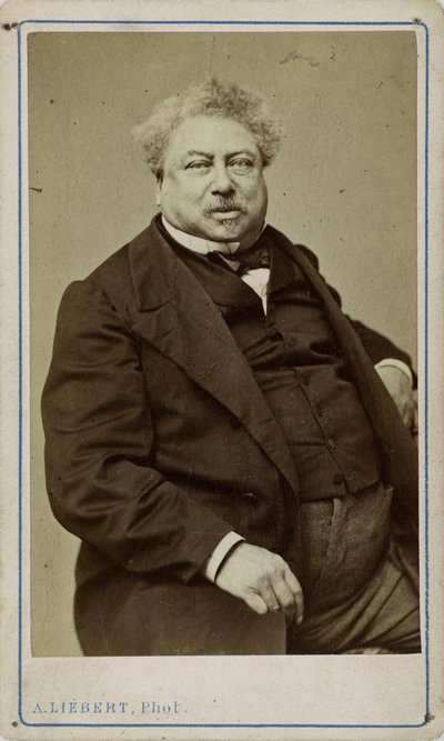Der Autor Alexandre Dumas père von Alphonse Liebert