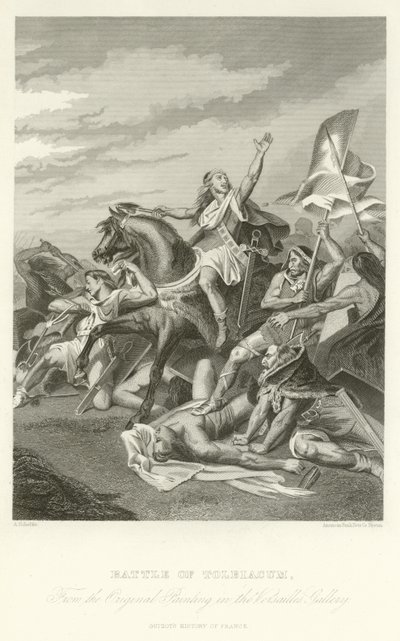 Schlacht von Tolbiacum von Alphonse Marie de Neuville