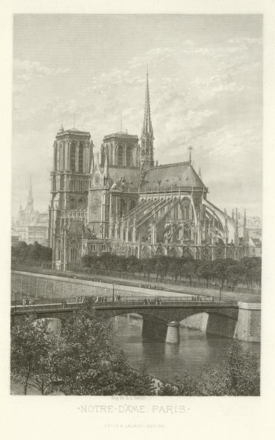 Notre-Dame, Paris von Alphonse Marie de Neuville