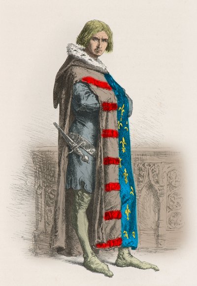 Porträt von Étienne Marcel, Prévôt der Kaufleute von Paris von Alphonse Marie de Neuville