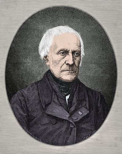 Porträt von François Guizot (Gravur) von Alphonse Marie de Neuville