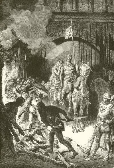 Der Cid befiehlt die Hinrichtung von Ahmed von Alphonse Marie de Neuville