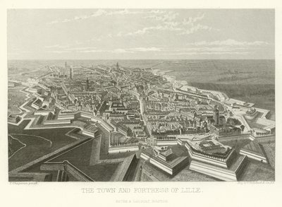 Die Stadt und Festung Lille von Alphonse Marie de Neuville
