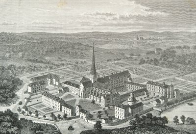 Ansicht der Abtei Port Royal (Gravur) von Alphonse Marie de Neuville