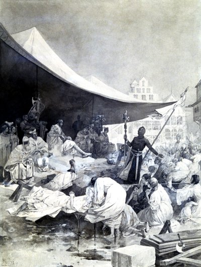 Das Kreuz, um 1900-1939 von Alphonse Mucha