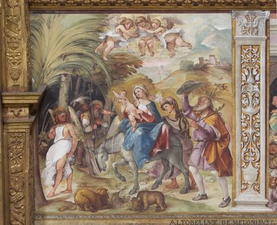 Flucht nach Ägypten von Altobello Melone