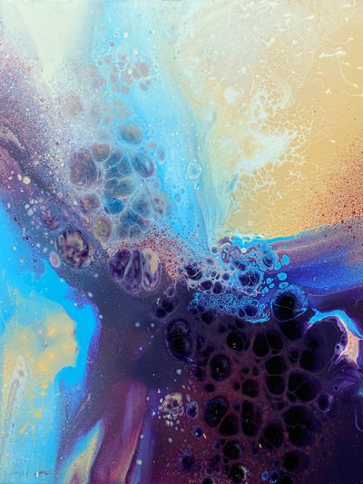 Kosmische Blaue Zellen von Alyson Storms