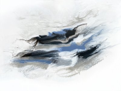 Fließender Abstrakter Fluss von Alyson Storms