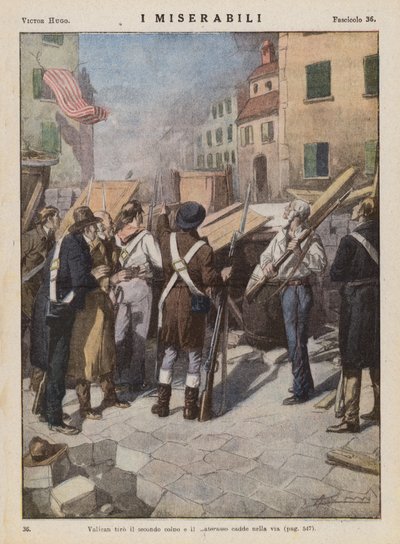 Illustration für Les Miserables von Victor Hugo von Ambrogio Lombardi