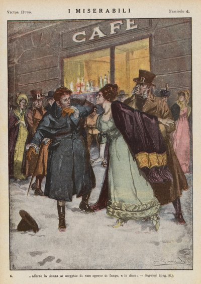 Illustration für Les Miserables von Victor Hugo von Ambrogio Lombardi