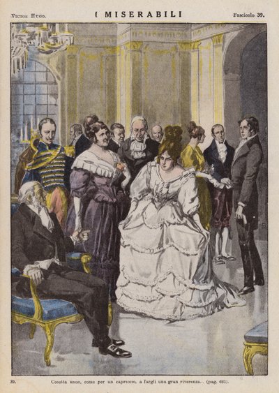 Illustration für Les Miserables von Victor Hugo von Ambrogio Lombardi