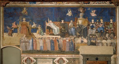 Allegorie der guten Regierung von Ambrogio Lorenzetti