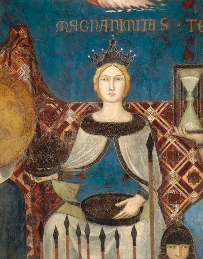 Allegorie der guten Regierung, Großmut und Großzügigkeit (Detail) von Ambrogio Lorenzetti