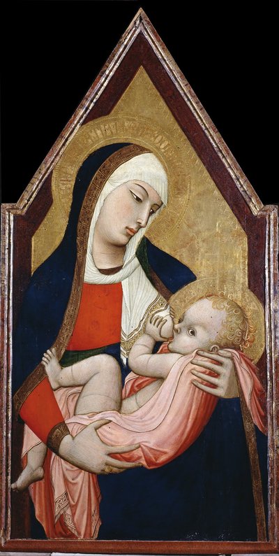 Madonna der Milch, zwischen 1325 und 1348 von Ambrogio Lorenzetti