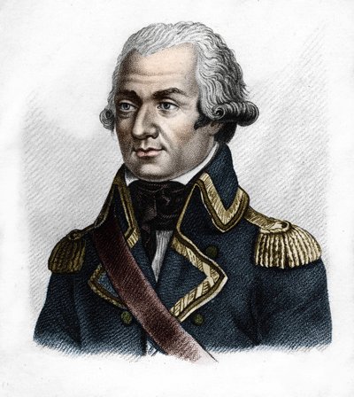 General Dumouriez. Charles François du Périer, genannt du Périer du Mourier dann Dumouriez, französischer General (1739-1823). Graviert von Ambroise Tardieu 1818. Stella Sammlung. von Ambroise Tardieu