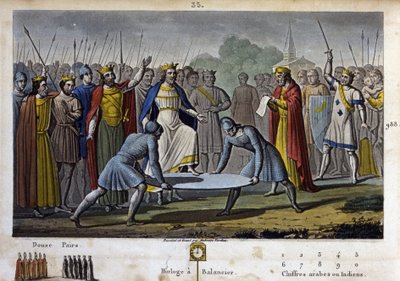 Hugues Capet (ca. 941 - 996) wurde zum König von Frankreich (987) gewählt, durch einstimmigen Beschluss (weitgehend dank Gerbert d