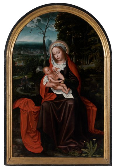 Die Rast auf der Flucht nach Ägypten von Ambrosius Benson