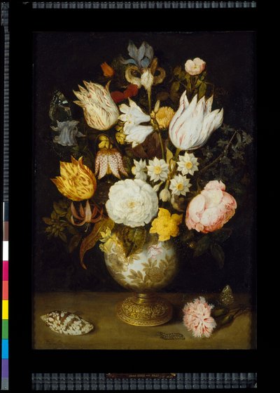Ein Blumenstrauß, um 1609 von Ambrosius the Elder Bosschaert