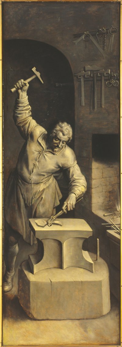 Der heilige Eligius in seiner Werkstatt von Ambrosius the Elder Francken or Franck