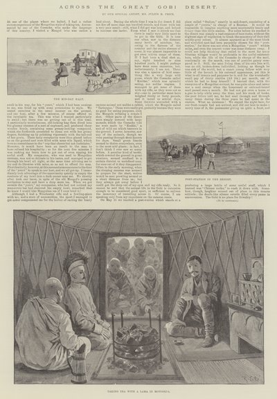 Durch die Große Gobi-Wüste von Amedee Forestier