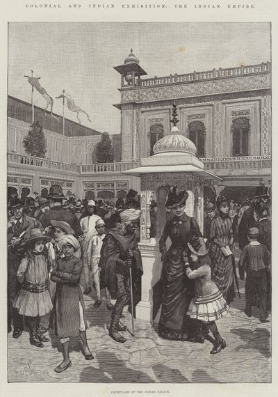 Kolonial- und Indische Ausstellung, das Indische Reich von Amedee Forestier